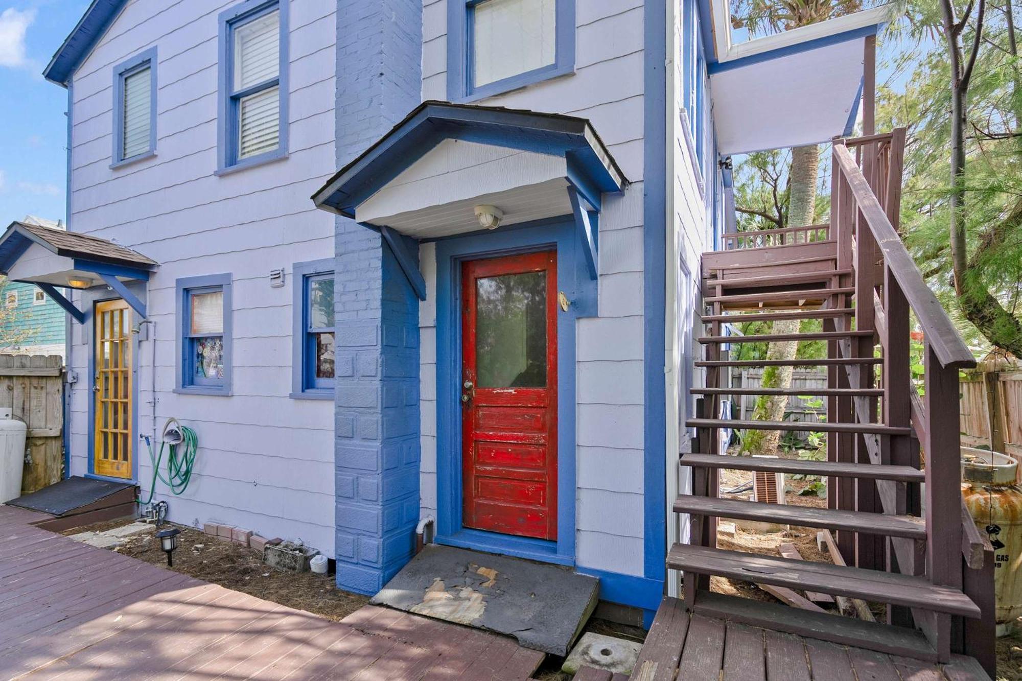 Marvelous Mermaid Bungalow, Dog-Friendly Upstairs Apt In Prime Vilano Beach 세인트어거스틴 외부 사진